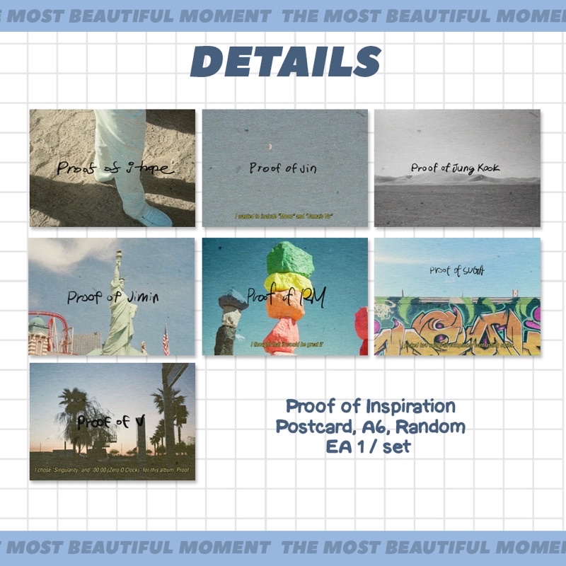 BTS PROOF WE ARE BULLETPROOF FANKIT PAKET LENGKAP BANGTAN ARMY PACK YET TO COME