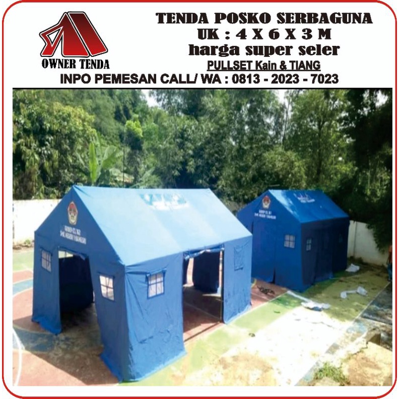 Tenda Posko Famili - UK. 4M xM Tenda kesehatan