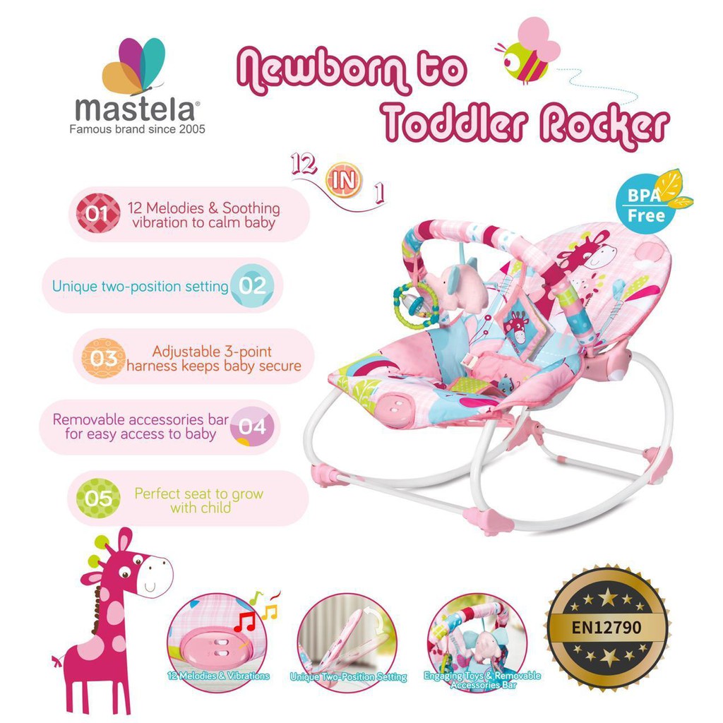 Mastela Rocker Newborn to Toddler / Kursi Goyang Bayi