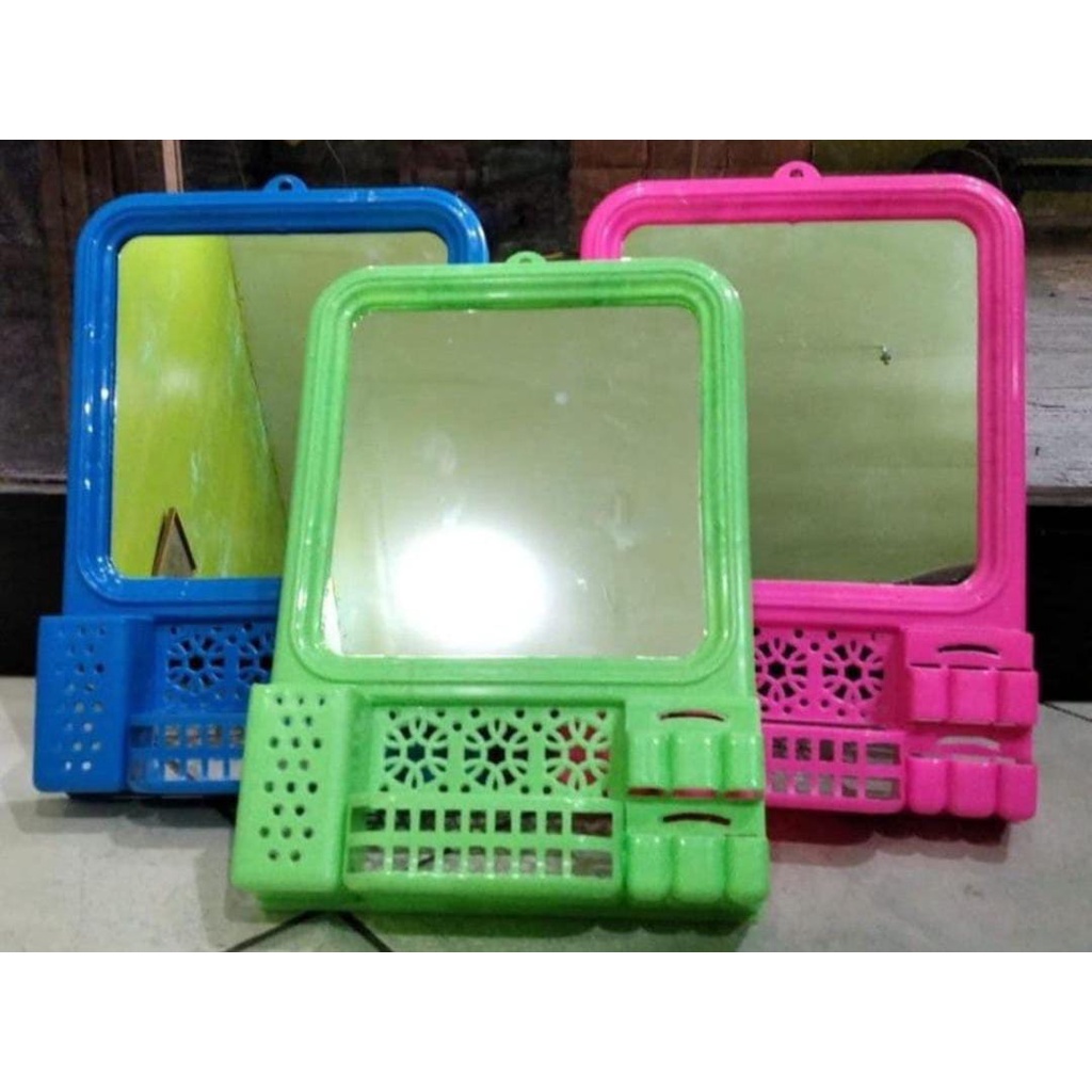 Rak Cermin Toilet Plastik