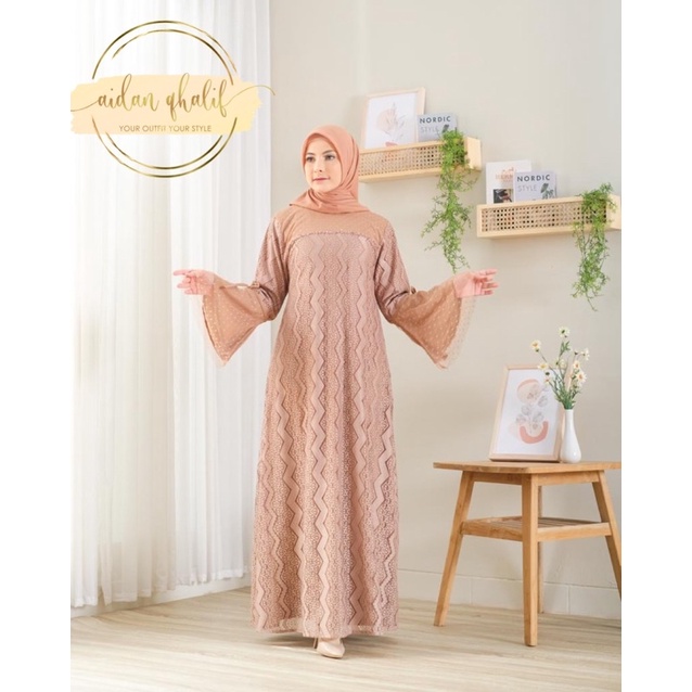 Gamis Burkat Pesta Nikah Seragaman Gamis couple Gamis kebaya modern