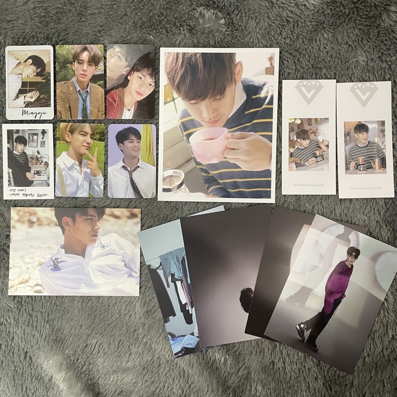 SEVENTEEN MINGYU PC PHOTOCARD boys be going seventeen love letter al1 ymmdawn an ode beret henggarae