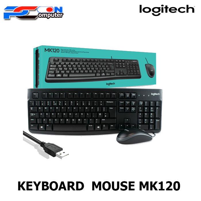 KEYBOARD MOUSE WIRED COMBO MK120