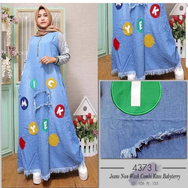 Mickey jeans/syari/dress