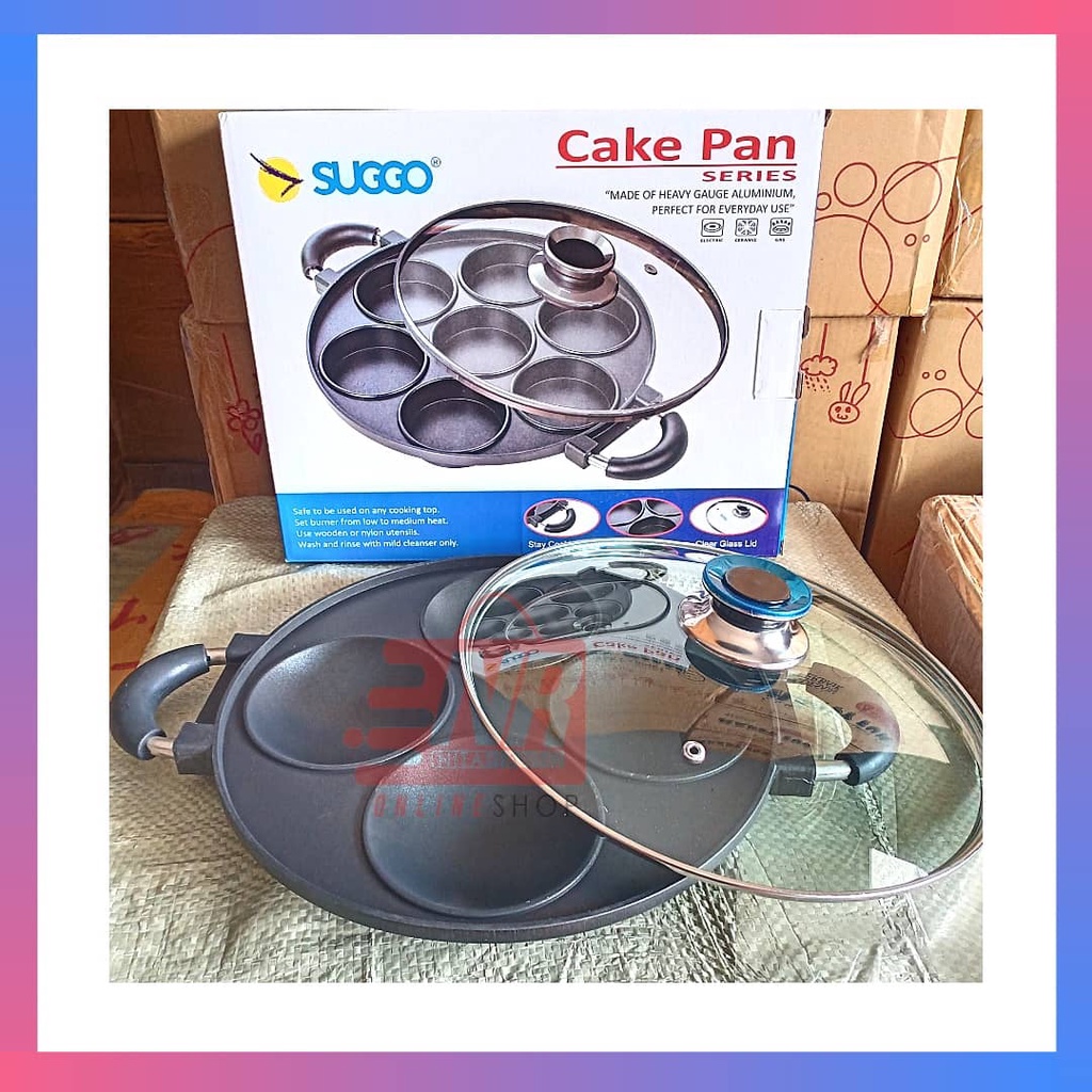 Cetakan 4 Lubang Cekung / Cetakan Bikang / Cetakan Serabi / Cetakan Kue Suggo / Pan Cake / Cetakan Apem