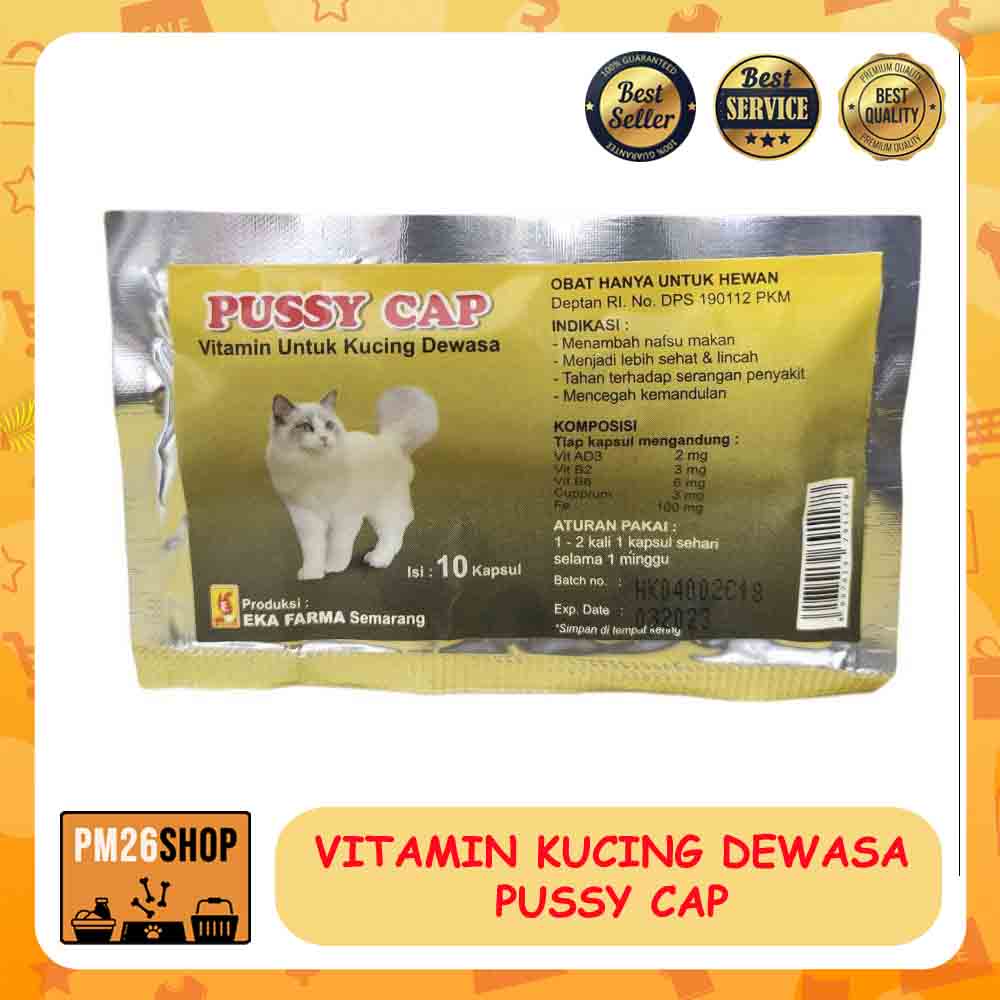 VITAMIN KUCING DEWASA PUSSY CAP