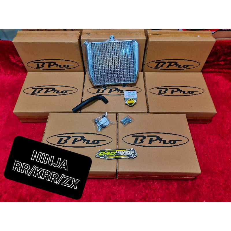Radiator Bpro B pro NINJA RR KRR non gambot tipe melengkung seperti mc28