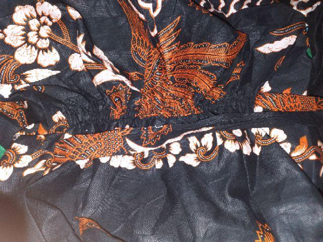 Couple Batik Sogan Motif Bunga Khanzana Sogan Cendrawasih Ahy Merak Hitam 2729_ Sumberurip