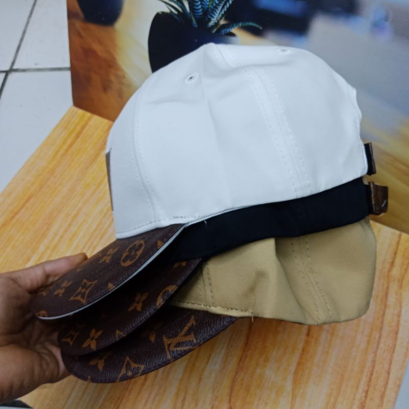 Topi Lv Monogram Baseball Topi Premium Import Unisex