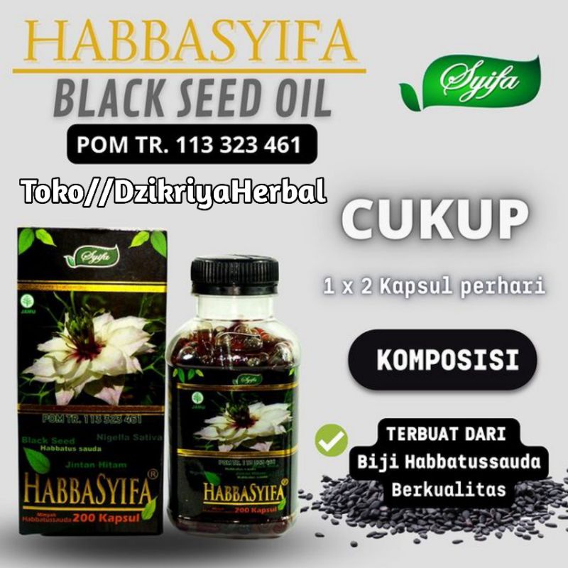 HABBASYIFA/HABBASYIFA MINYAK CAPSUL/HABBASYIFA OIL/ HABBASYIFA HABBATUSSAUDA/ HABASYIFA ORIGINAL