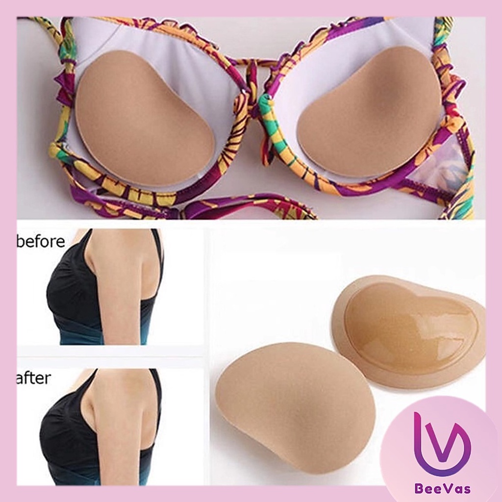 BV.ID•BP763 BRA PAD Push Up Tempel Pads Foam Dan Silicone Busa Bh Sepasang Super Nyaman Cup Padding Bikini Murah