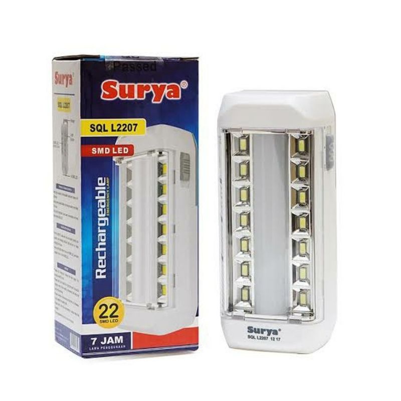 lampu led emergency surya