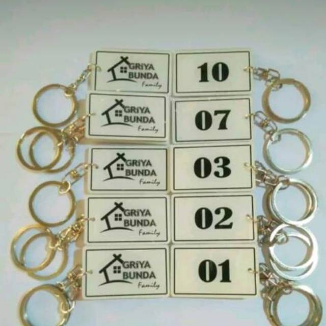 Custom Nomor Kamar Kayu Grafir Mesin CNC