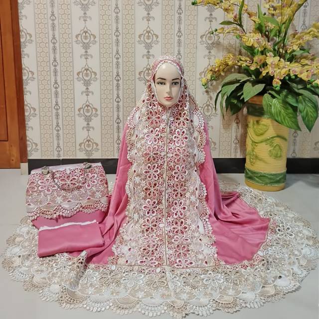 Mukena sutera velvet