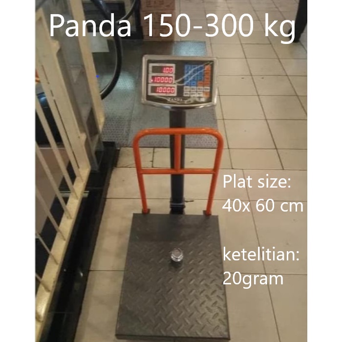 Timbangan Duduk Digital Barang / logistik Panda 100 -150 Kg DS