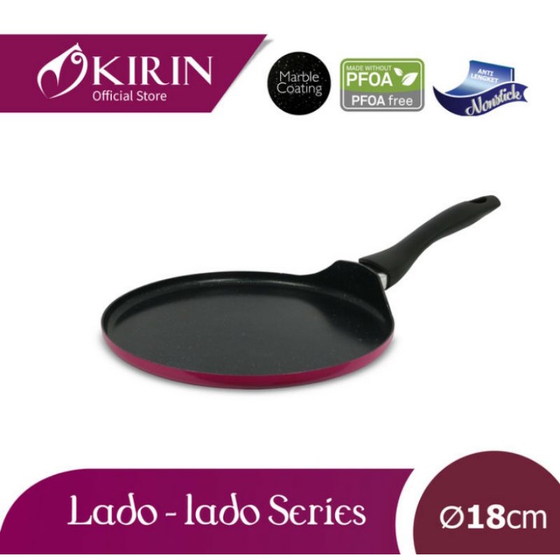 Wajan Fry Pan Pizza Pan Lado Lado  Kirin Teflon Classic 1.9 mm