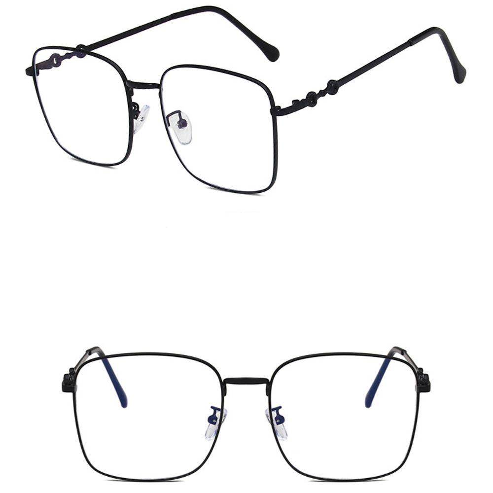 Mxbeauty Kacamata Anti Blue light Korean Square Metal Frame Fashion Blue light blocking Komputer Eyeglasses