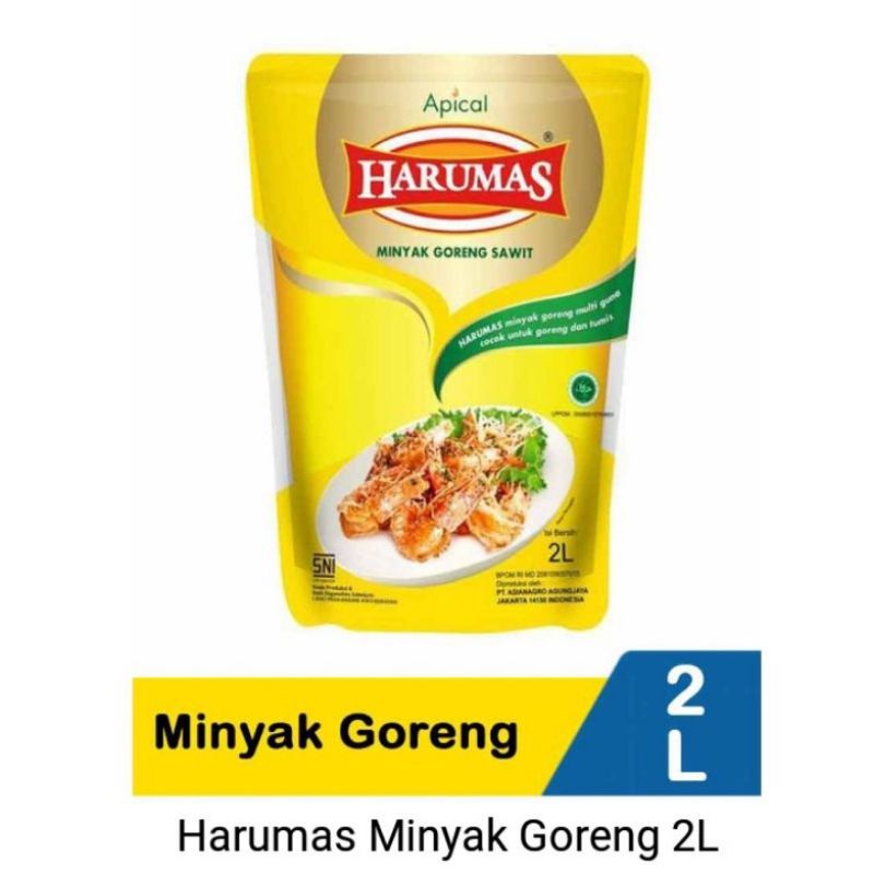 

Minyak Goreng 2 Liter Harumas Cooking Oil Premium