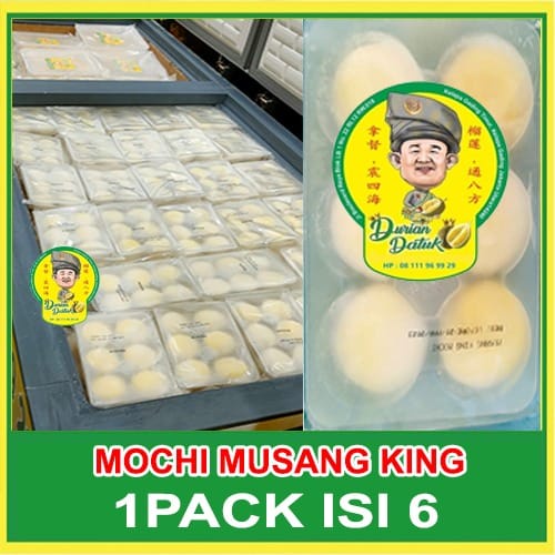 

Mochi Durian Musang King Isi 6 buah