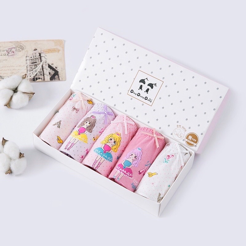 SET Celana Dalam Anak Perempuan Bahan Katun Import Premium Celana Dalam Anak Perempuan Free Box Lucu Kolor Anak Cewe Murah dan Lucu