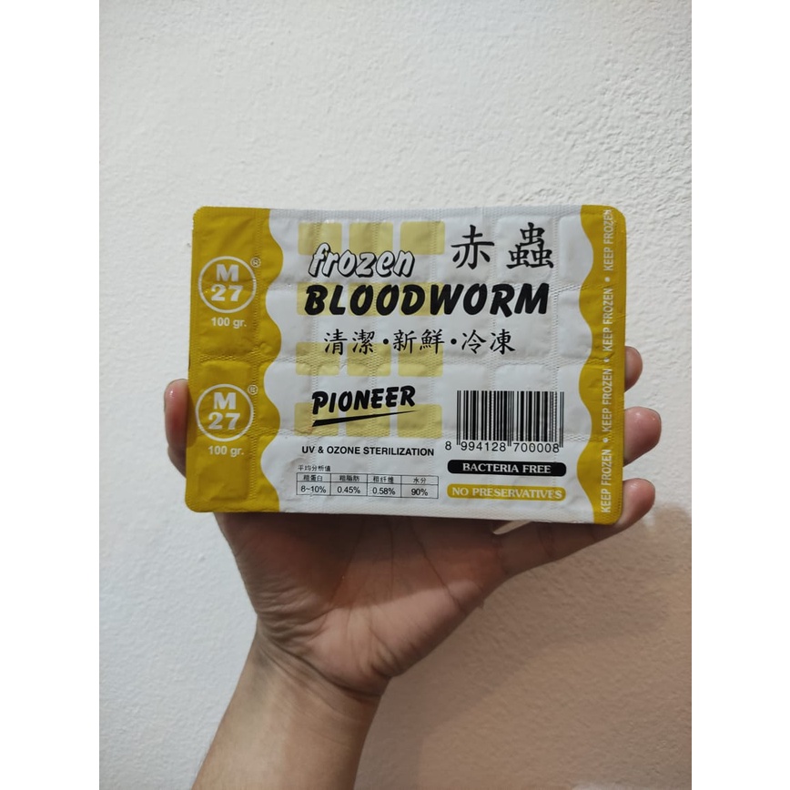 Frozen Bloodworm Pioneer / Cacing Beku / Cabek