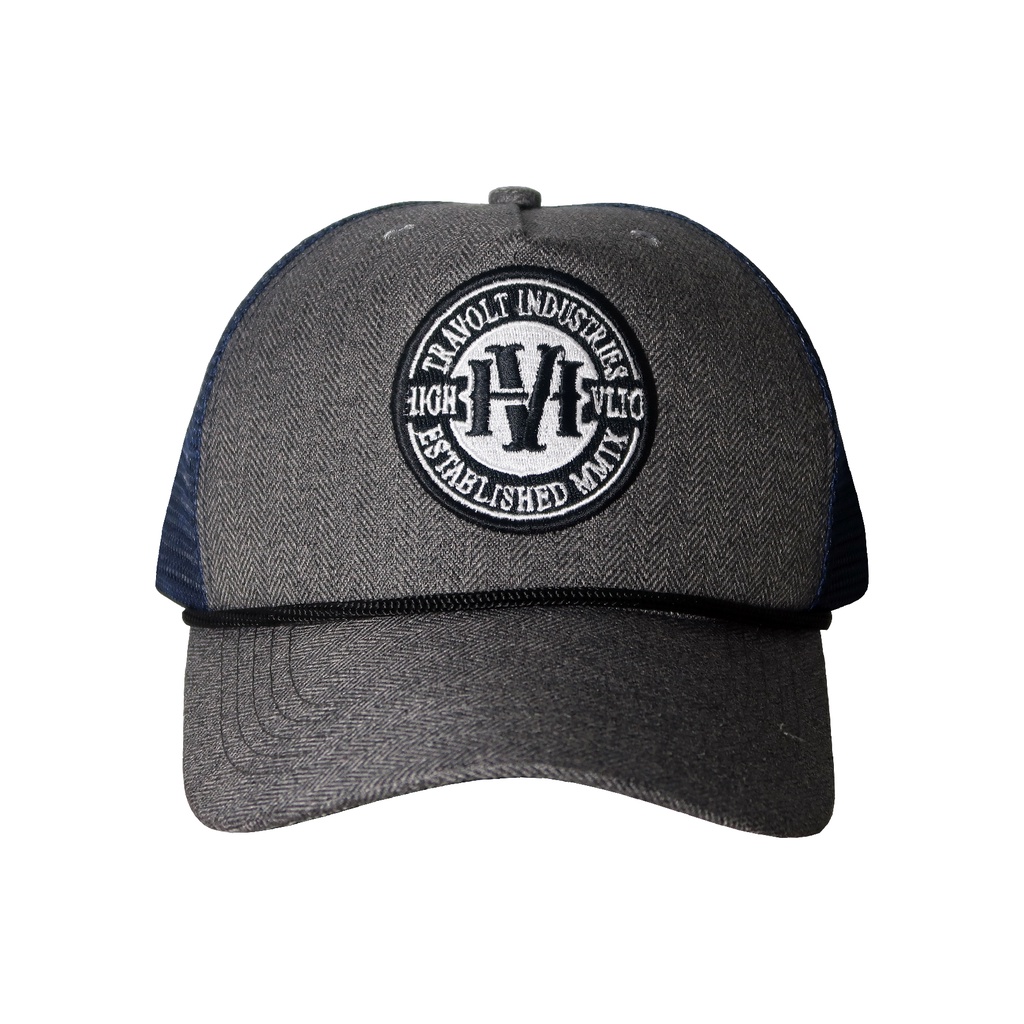 Trucker Hat - Travolt - Noken - Grey - Abu - Topi Jaring - Hat