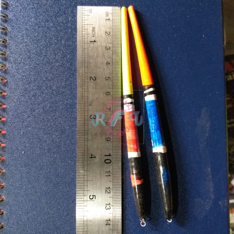 Pelampung Pancing Kayu Panjang 14-15cm