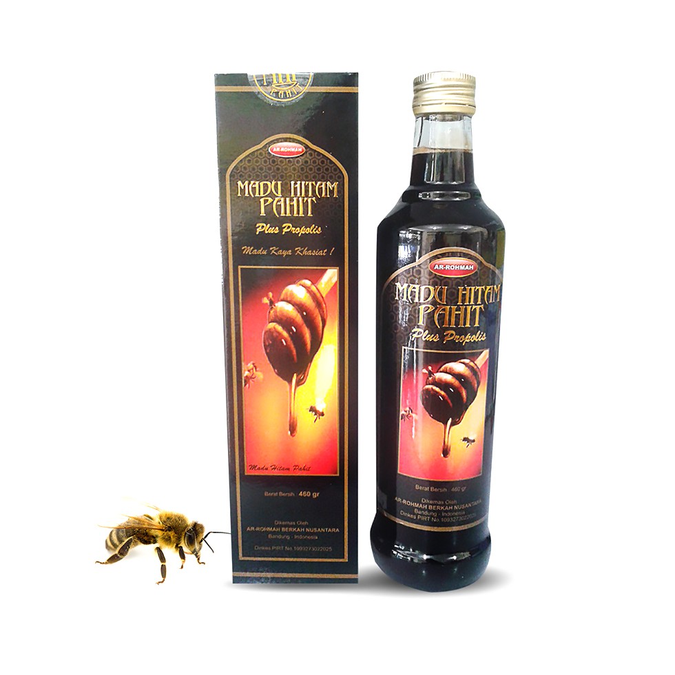 

Madu Hitam Pahit Arrohmah Plus Propolis | Mengatasi keluhan Asam Urat