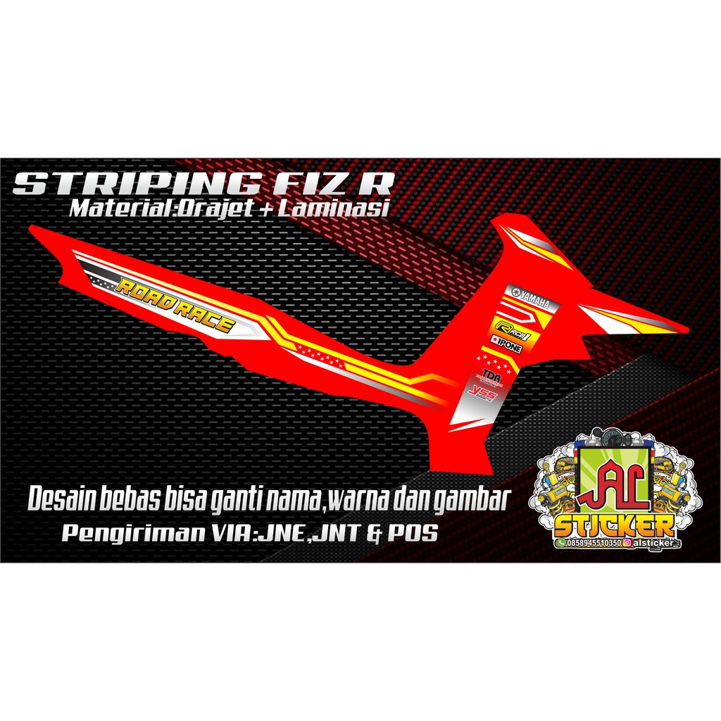 Striping Fiz R Custom Road Race Model Terbaru
