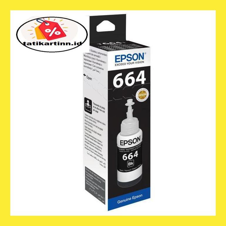 

740Dpppt Tinta Printer Original Epson 664 T664 Black / Hitam T6641 L100 L110 8D6Mpt0P