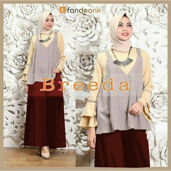 NISSA SABYAN  Gamis / Baju / Setelan wanita muslim Breeda