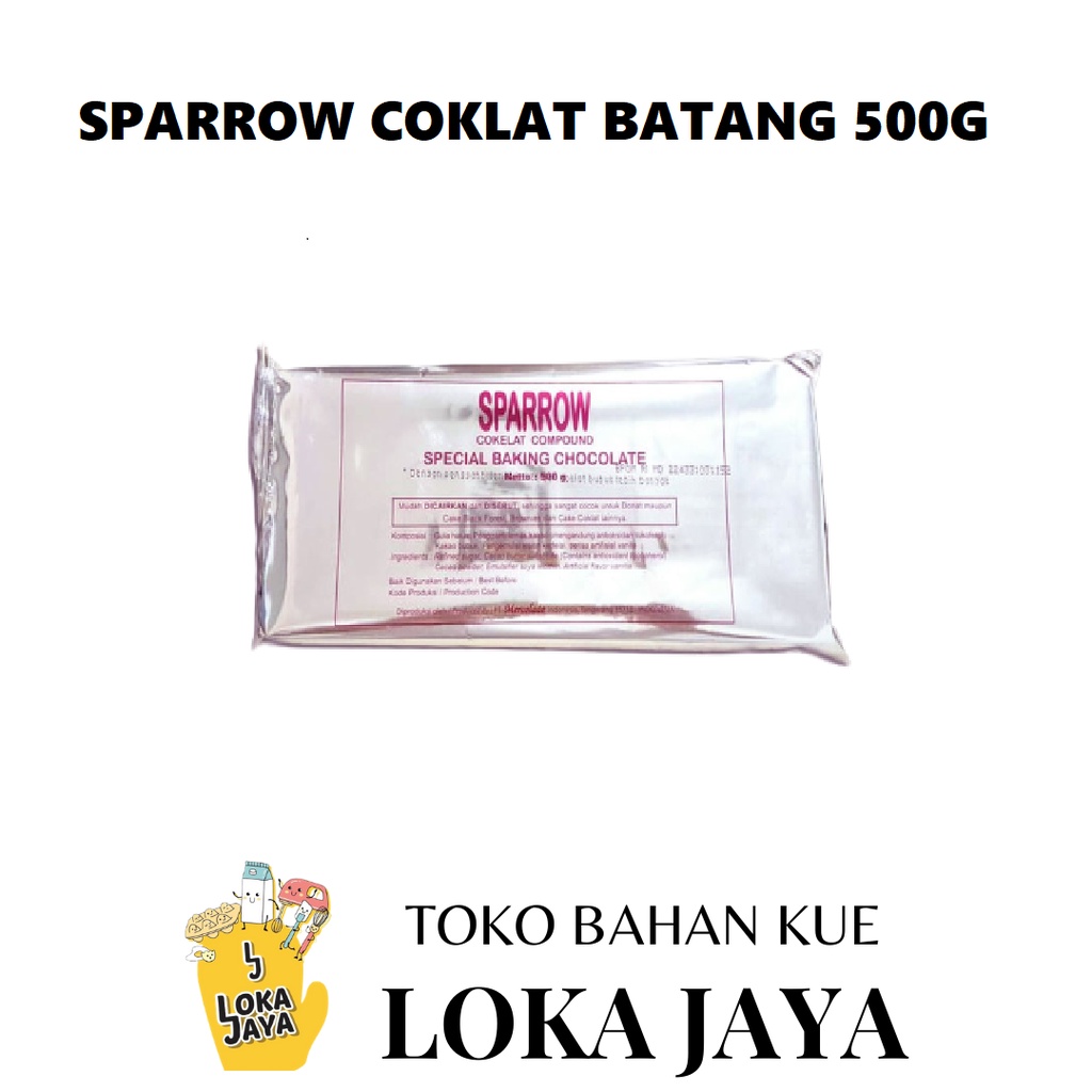 

SPARROW COKLAT COMPOUND 500 GR