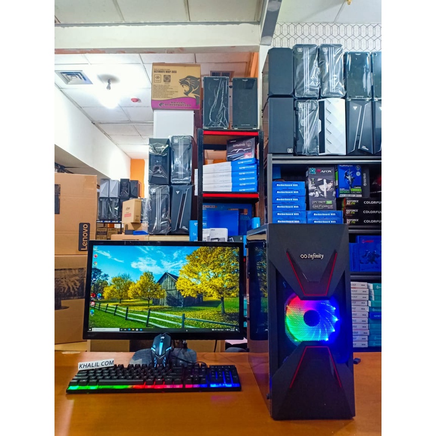 Komputer Pc Rakitan Core i7 | Vga 2 Gb With Monitor 19 Inch Murah