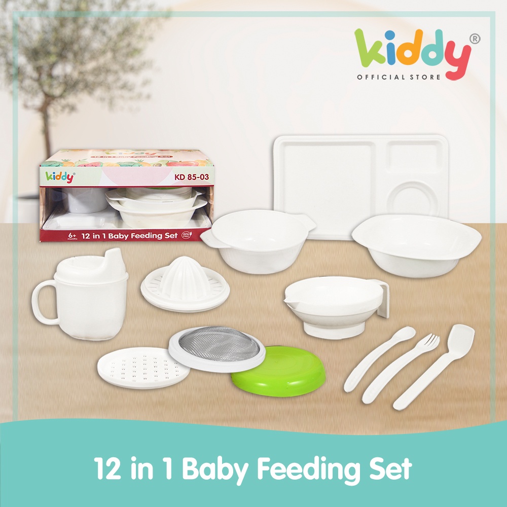 KIDDY Perlengkapan MPASI (8503) Food Maker MPASI baby Set 12 in 1 jkt