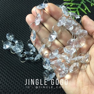 Rantai Kristal Tirai Manik Manik Ronce Hiasan Cake Rantai Kristal Tirai Manik Manik Ronce Hiasan Cake