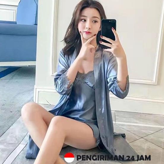 Promo 2021 baru daster kekinian/baju tidur wanita satin premium/baju tidur wanita dewasa/baju tidur 