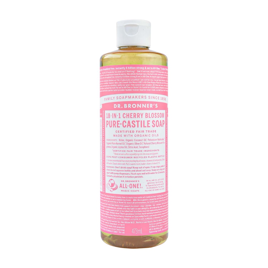 Dr. Bronners Cherry Blossom Pure-Castile Soap 473 Ml