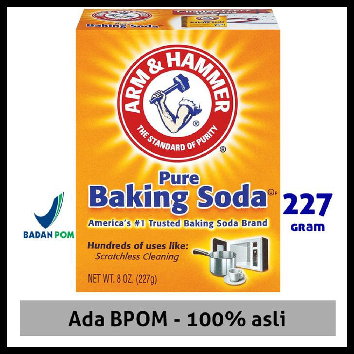 

BAKING SODA ASLI USA MERK ARM & HAMMER BAKING SODA 226GR