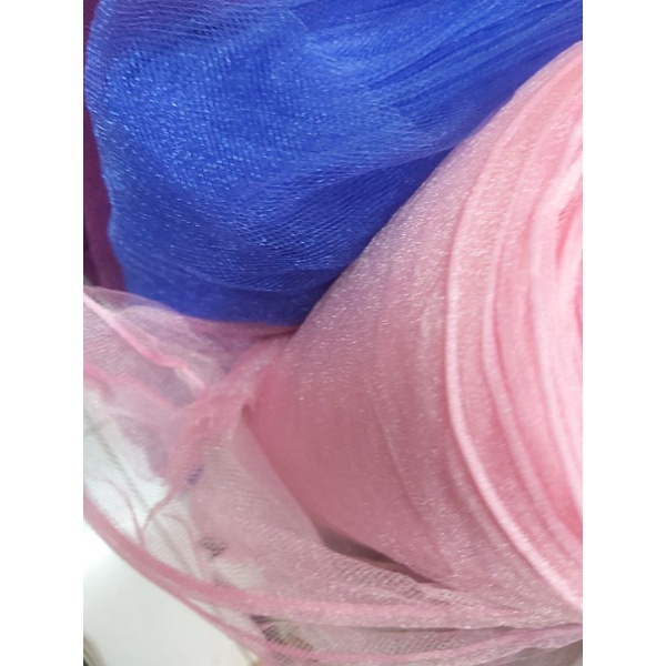 [WARNA__WARNI] Kain Soft Tulle Crystal_Tile Cristal Halus Polos Perancis