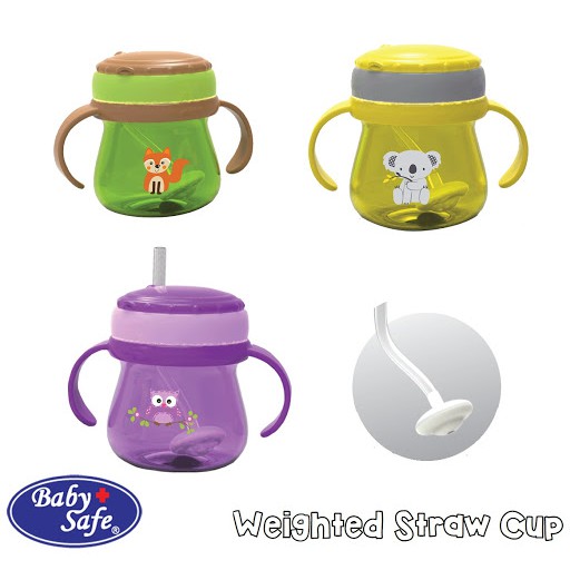 Baby Safe Training Cup with Straw JP019 botol sedotan belajar minum anak