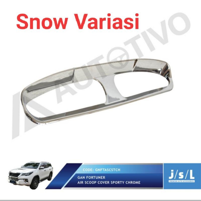 Grand New Fortuner air scoop cover Sporty JSL