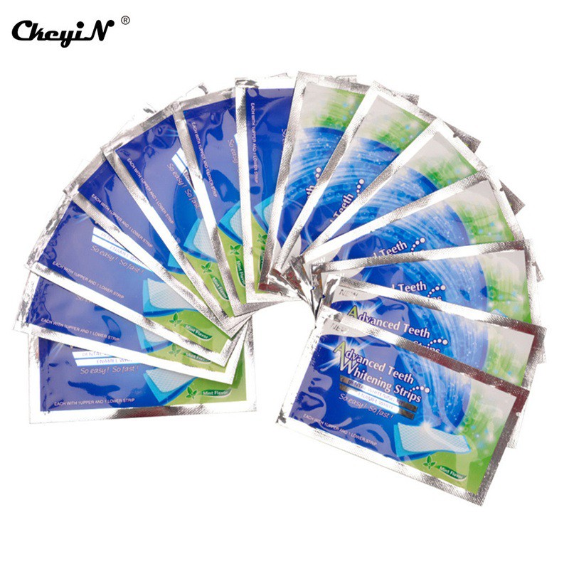 

CkeyiN 14 * 2pcsteao Strip Gel Pemutih Gigi