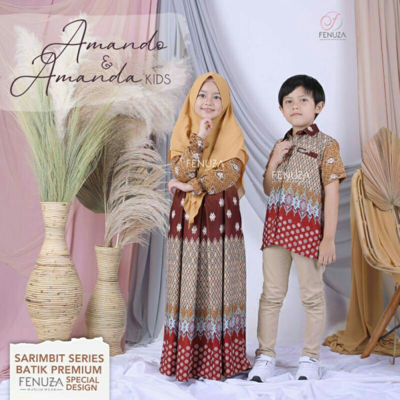 GAMIS AMANDA KIDS SERIES BY FENUZA | GAMIS ANAK ANAK | FASHION ANAK