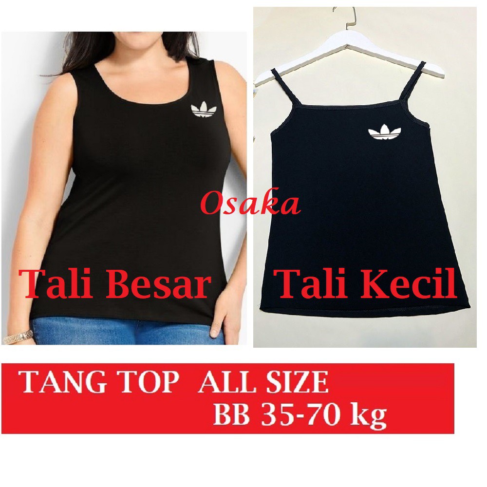 Tanktop Wanita Tangtop Tank Top Tengtop Tali besar dan kecil All size