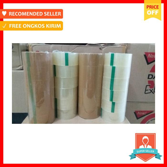 

Promo Lakban Yatta Tape Bening Dan Coklat 90Yard Banci Bukan Daimaru Selotip