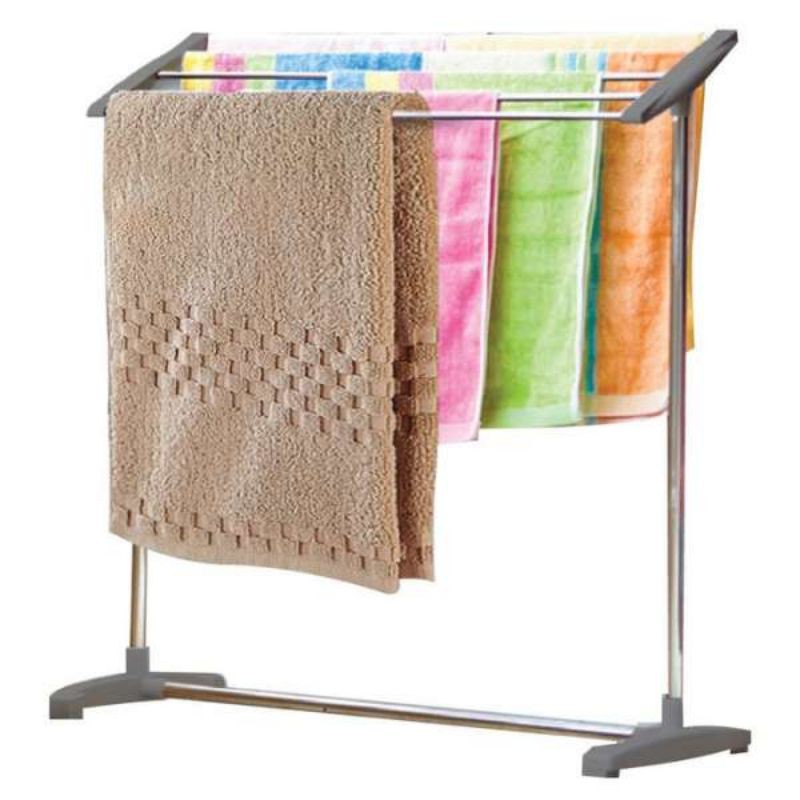 Jemuran Handuk Baju Pakaian Aluminium Minimalis 5 Baris