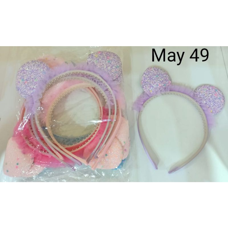 Bando Kuping Mickey warna random harga/pcs