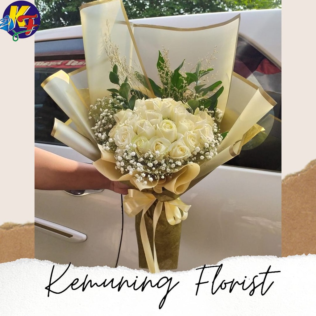 hand bouqet bunga segar/ buket bunga segar/ buket malang