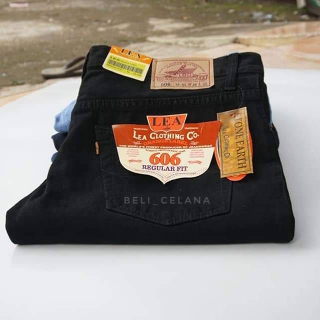 CELANA JEANS STANDART REGULER LEA SIZE 28  - 38 CELANA JEANS PRIA STANDART CELANA JEANS REGULER