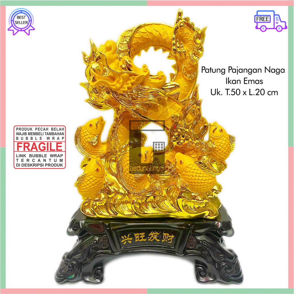 Patung Hiasan Pajangan Shio Naga Mutiara Uang Duit Coin Koin Emas Gold Kuningan Dewa Buddha Budha Resin Batu Giok Kayu Kuno Fengshui Feng Shui Fengsui Rejeki Hoki Meja Toko Cafe Jumbo Besar Hadiah Kado Imlek Sincia Tahun Baru Cina China Cny New Year 2024